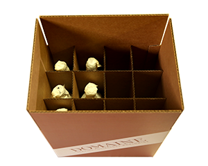 Upright Wine Storage Box - 12 bottles - 750 ML (QTY: 10 boxes)