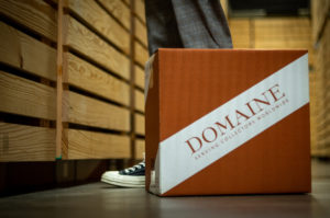 Domaine Cardboard Box in Warehouse - Wine Storage Solutions