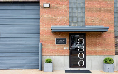 An image of the front door of Domaine's location in St. Louis, Missouri.